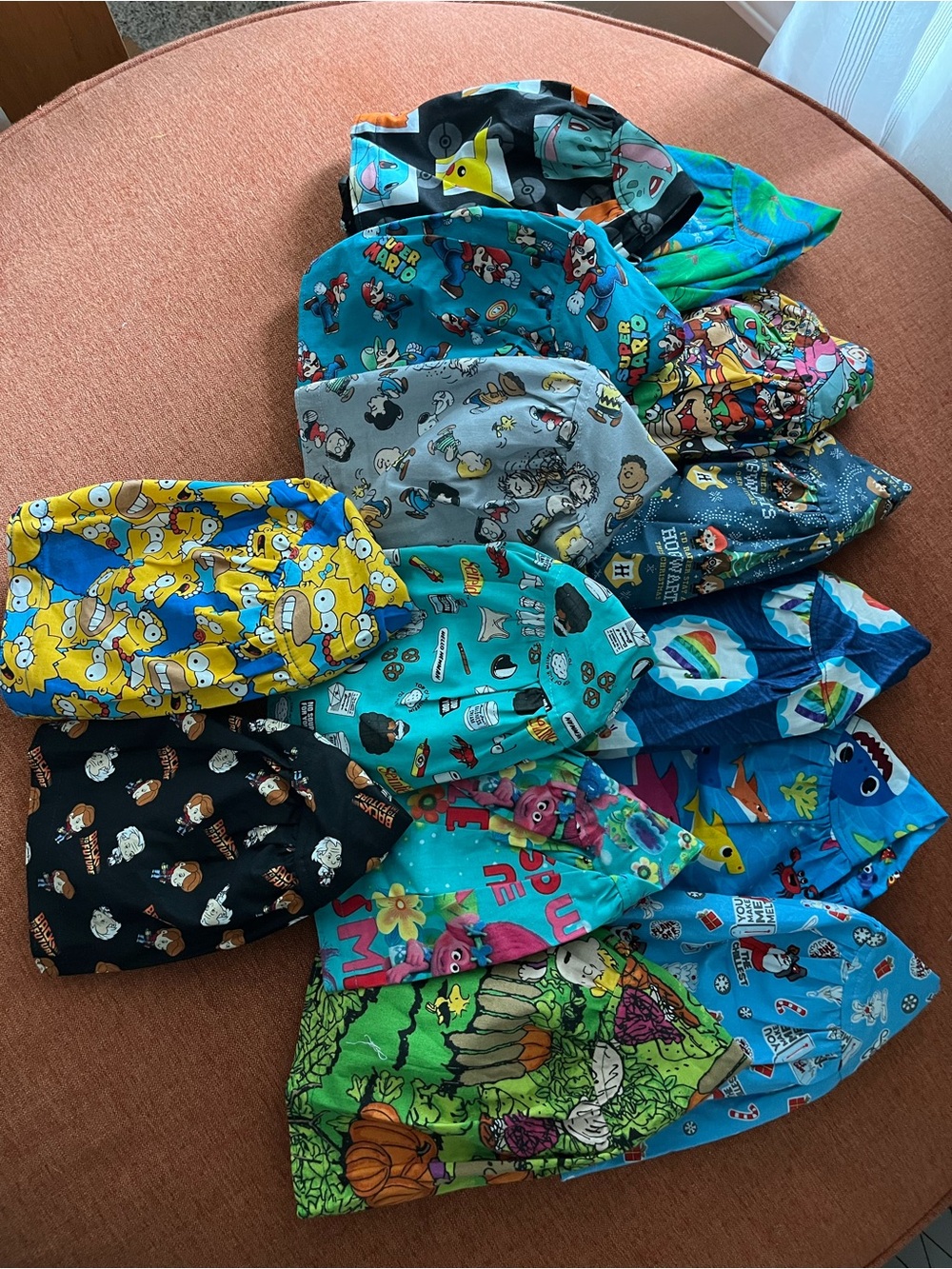 Lot of 14 New Handmade Euro Style Scrub Hats with Toggle